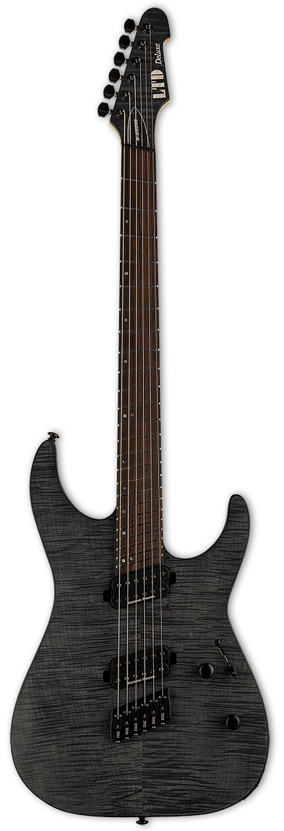 ESP LTD M-1000 Multi-scale FM in See Thru Black Satin - Andertons 